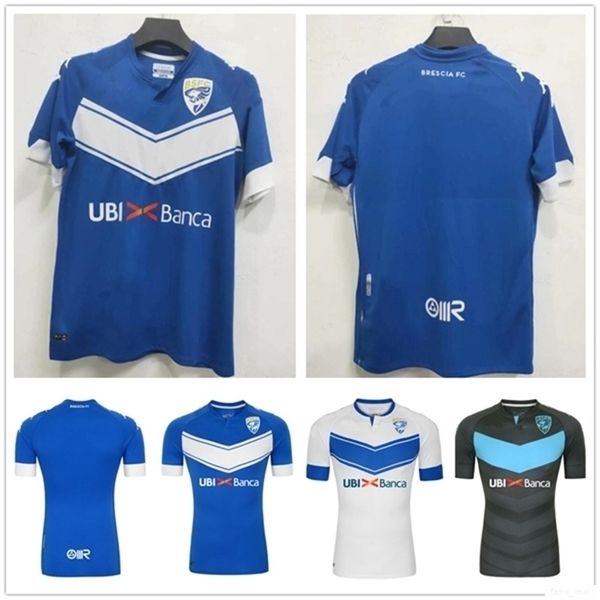 

20 21 brescia calcio soccer jersey home blue 2020 new zmrhal cistana donnarumma torregrossa bisoli customize football shirt uniform top, Black;yellow