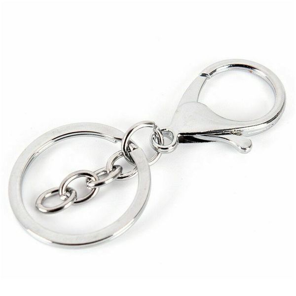 

5pcs lobster clasps swivel trigger clips snap hooks bag keychain waist buckle key ring keys pendants holders metal ke qylhtu, Red;blue