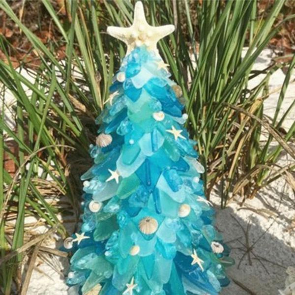 

christmas decorations mini blue diy tree tableyear gifts xmas for