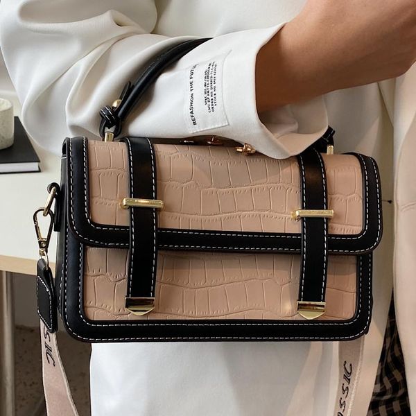 

evening bags stone pattern shoulder handbags for women luxury pu leather crossbody bag small flap messenger ladys handle tote sac