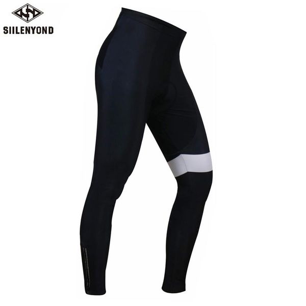

racing pants siilenyond 2021 pro anti-pilling cycling mountain bicycle trousers autumn mtb bike tights for men, Black;blue