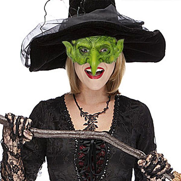 Halloween Mardi Gras Party Witch Mezza Maschera Mascherata Ballo in maschera Costume Puntelli per le donne Ragazze HN16037