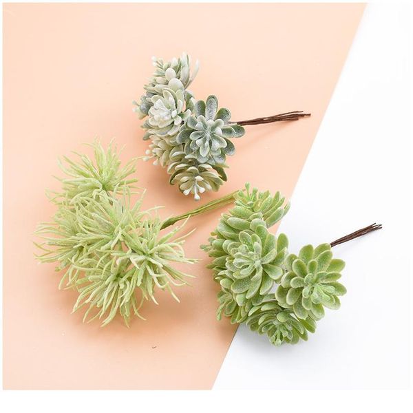 

6pcs silk flowers for scrapbooking artificial plants for home wedding decoration fake plastic flowers decorative flowers jllkuo
