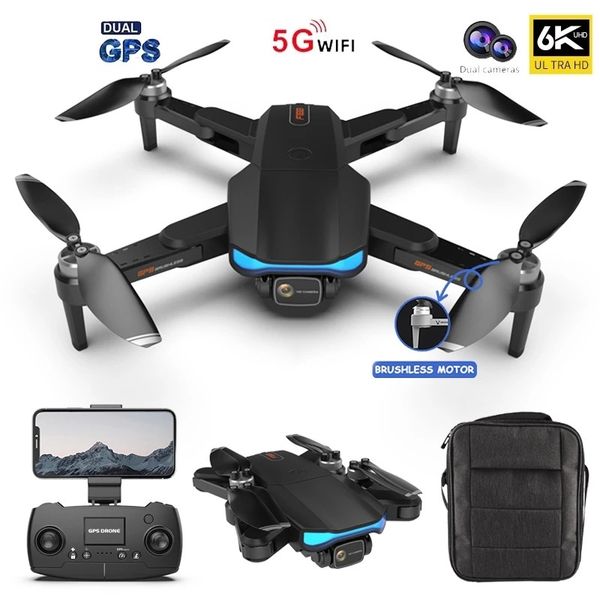 

f188 brushless gps uav folding 6k hd remote control aircraft