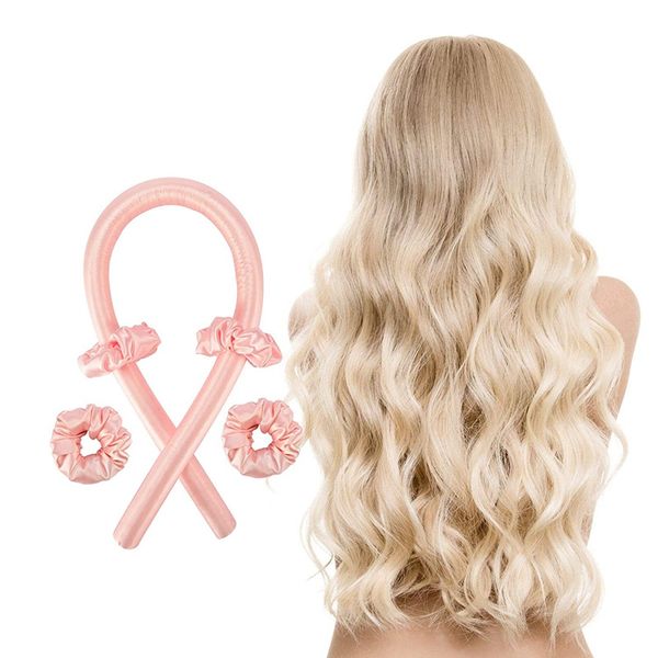 

heatless curling rod headband lazy curler silk curl ribbon diy hair styling tools no heat curls haircurling rollers sleeping soft 0956