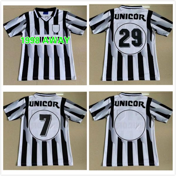 

messi #10 1998 1999 retro soccer jerseys 98 99 vintage football shirts icardi #9 home away black white thai qualtiy mens adults, Black;yellow