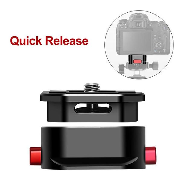 

lighting & studio accessories quick release plate claw clamp instal system for dslr action camera gimbal tripod head switch