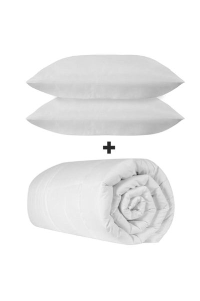 

antiallergic double quilt and 2 pillows