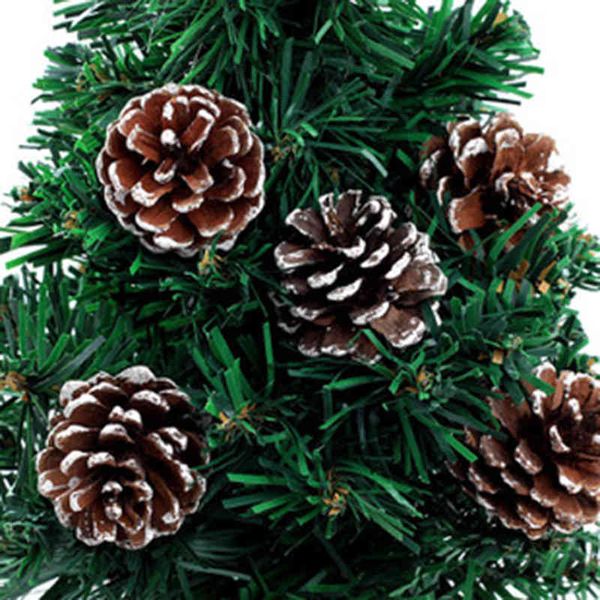 

decorations pine cone brush white edge window display pendant 4cm6cm natural pine cone christmas tree pendant