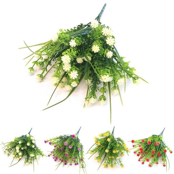 

1pc artificial plant stem decorative fake flower plastic gypsophila flower simulation plant wedding banquet home office decor