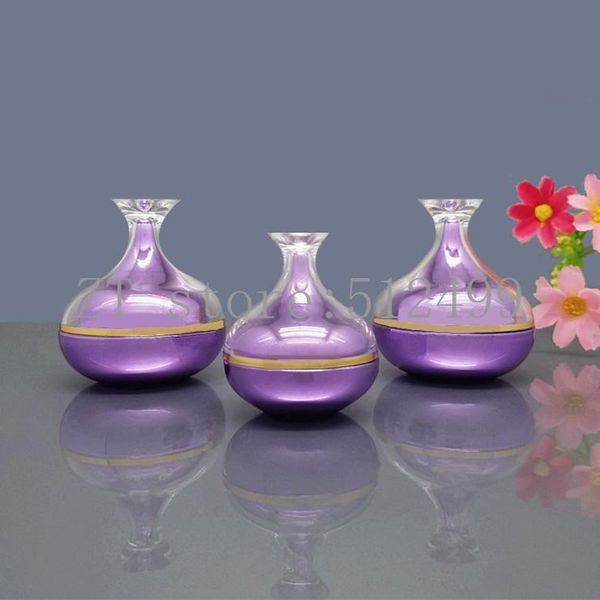 

storage bottles & jars 16pcs/lot 5/10/30g purple/pink eye face cream jar pot mini sample facial bottle cosmetic refillable container trial p