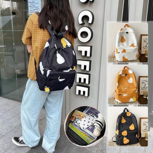 

backpack arrival cute printing women's canvas travel mochila women school backpacks girls fashion rucksack for teenager 2021