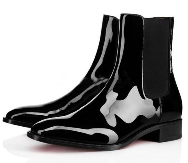 

men high boot paris luxury designs red bottoms ankle boots mens party wedding casual business leather flats cardaboot black suede booties wi