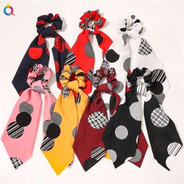 

hair accessories korean style simple long streamer elastic band elegant tie girls rope scrunchies female headwear