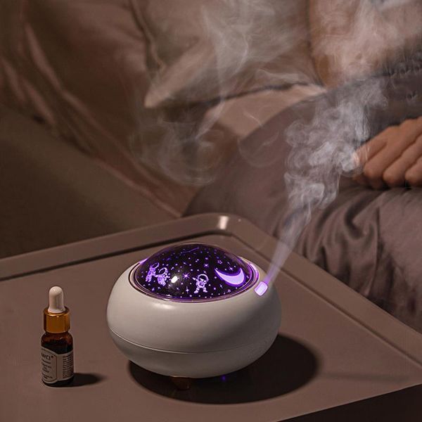

humidifiers usb essential oil diffuser ultrasonic air humidifier 220ml mist maker projection lamp purifier aromatherapy for home