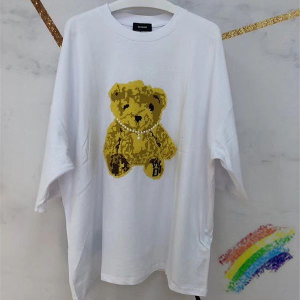

2021 new ss urso we11done t camisa masculina mulher melhor qualidade oversize welldone hip-hop we11 feito t-shirts m7vi, White;black