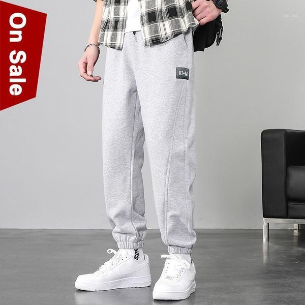 

soft sweatpants men casual spring male harem pants boy summer cool streetwear trousers jogging sports brand long cargo pant man men's, Black