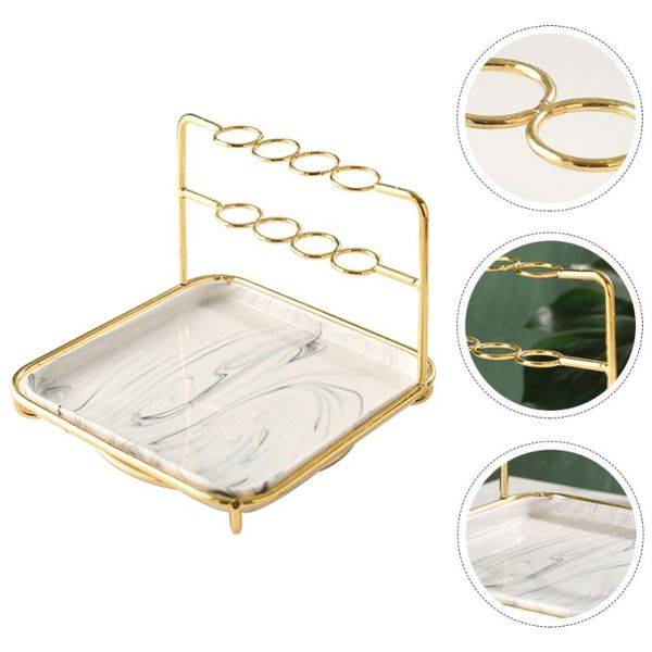 

hooks & rails iron art home sundries deskholder cosmetics rack chic storage stand