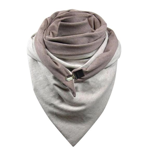 

Women Pink Gray Patchwork Scarf Hijabsturbanet Wrap Fashion Retro Female Multi-purpose Shawl Scarf Lady Scarves Bufandas, Blue;gray