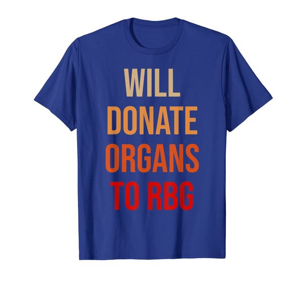 

vintage will donate organs to rbg ruth bader ginsburg shirt, White;black