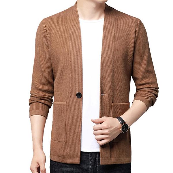

men's sweaters fashion knitted sweater jacket cardigan men, White;black