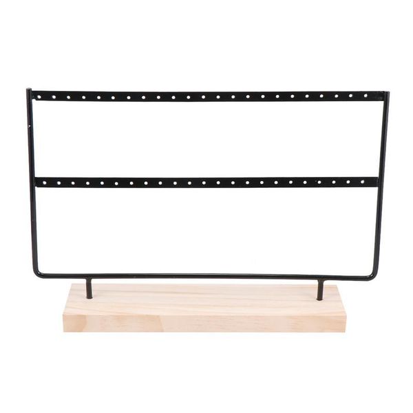

portable earring display rack diy ornament iron art jewelry storage rack model earrings necklace display stand