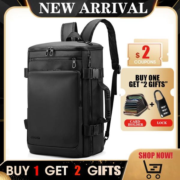 

backpack men large capacity multifunctional bags 15" lapschoolbag luggage bag waterproof urban rucksack travel a16