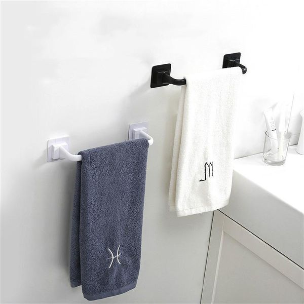 

bathroom storage & organization plastic towel holder racks scarf bath rack kitchen strong sticky wall hanging rag bar