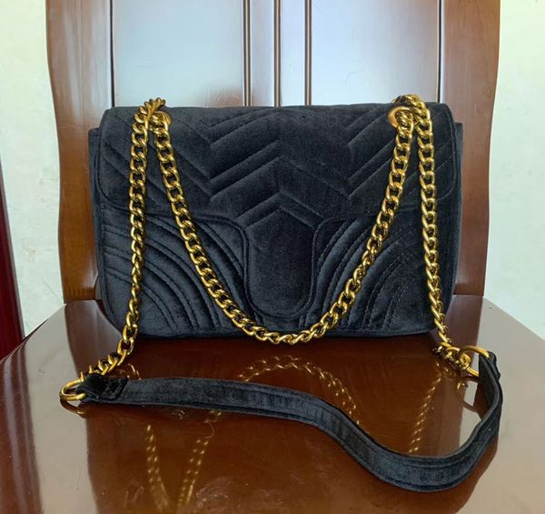 

new famous love heart brand women bags designer messenger shoulder velvet chain cross body womens crossbody bag purse handbag cim4
