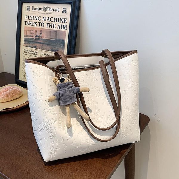 

evening bags large bag woman pu soft leather 2021 shoulder capacity handbag computer tote handbags purses