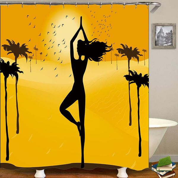 

shower curtains girl curtain waterproof african american polyester fabric 3d