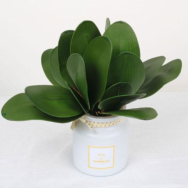 

decorative flowers & wreaths real touch phalaenopsis leaf artificial plant auxiliary material flower decoration orchid leaves