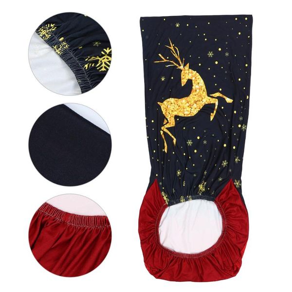 

chair covers 1pc christmas cartoon elk pattern cover elastic seat protective