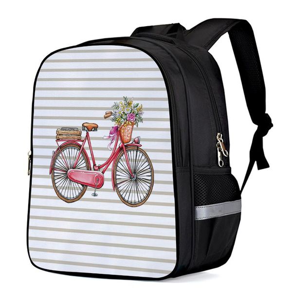 

backpack striped bike toddler boy girl elementary school kindergarten