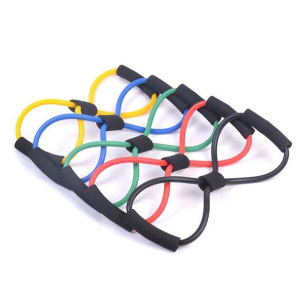 

resistance bands 36cm yoga rope tube loop pull up exercise fitness strength training home gym 8 word chest expander