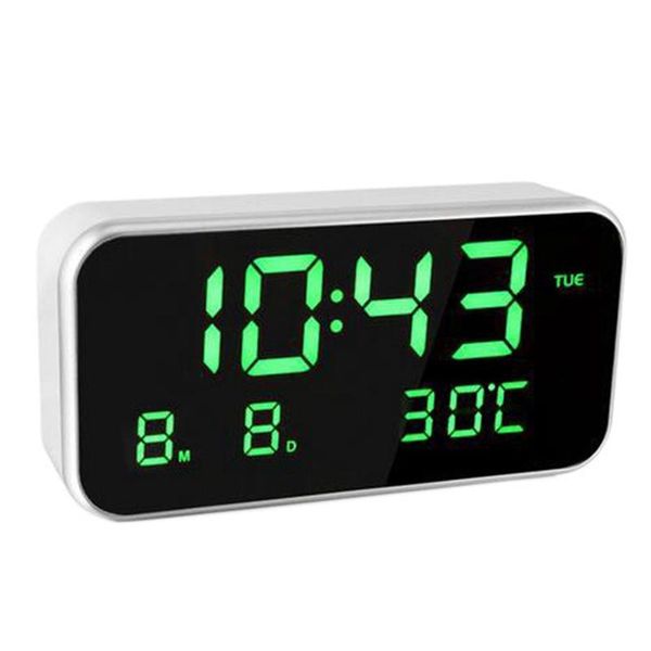 

other clocks & accessories digital alarm clock,usb portable travel bedside table desk led temperature display wake up for bedroom home