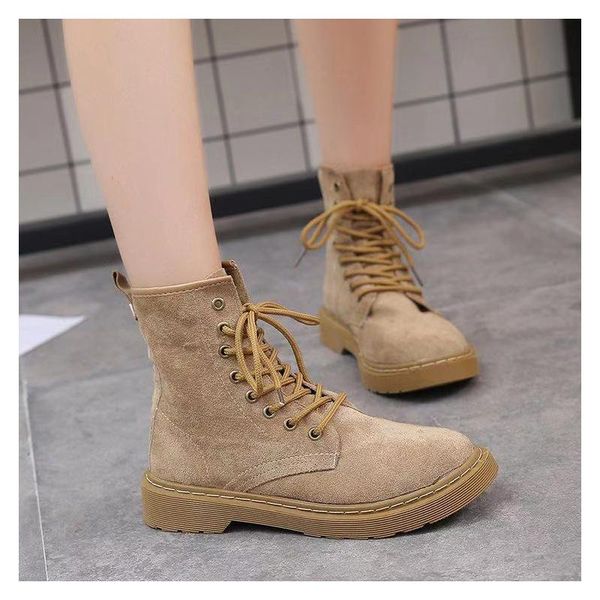 

boots winter flat with round toe middle waterproof platform casual snow women comfortable women's, Black