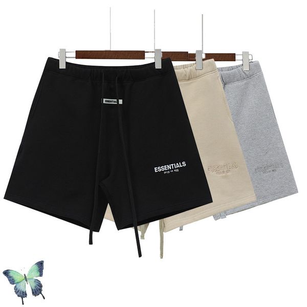 

new drawstring 2021 cotton casual sports pants men women solid color shorts i58v 7asn, White;black