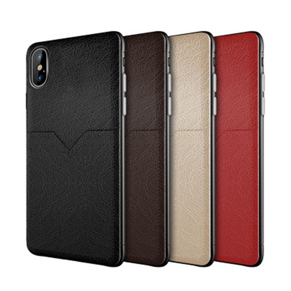 

new leather case cell phone case credit card slots for iphone xr xs max x 6 7 8 plus s8 s9 s10 plus note 8 9 huawei xiaomi case