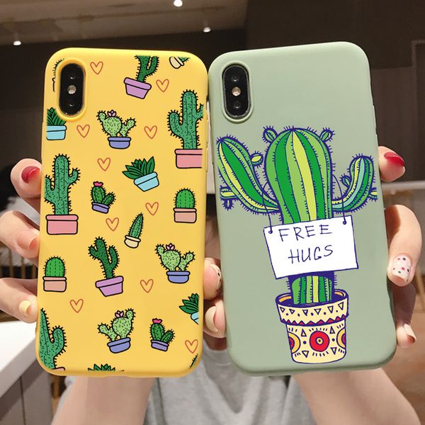 

cactus silicone case for samsung galaxy a50 a51 j4 j6 a6 plus j8 a5 a7 a8 a9 2018 j3 j5 j7 prime 2017 2016 2015 m30 m20s m20 m10
