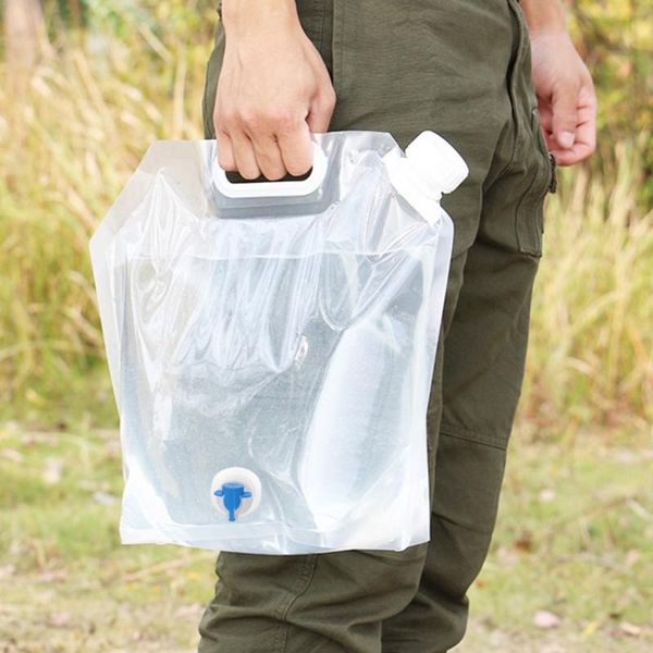 

outdoor bags 5l/10l folding collapsible water car drinking carrier container kit camping bag bottle