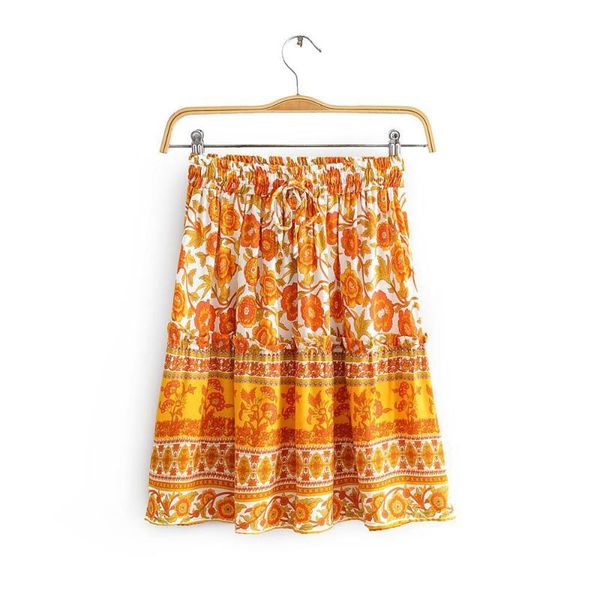 

skirts people a word skirt ladies' printed 2021 speed sell tong street spring streetwear cotton knee-length empire, Black