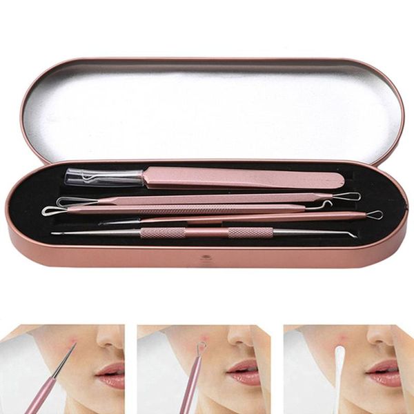 

5 pcs/set needle tool for face cleaning blackheads acne removal comedone extractor black head pimple remover tools