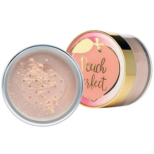 

peach perfecct translucent loose face setting powder foundation makeup maquillage
