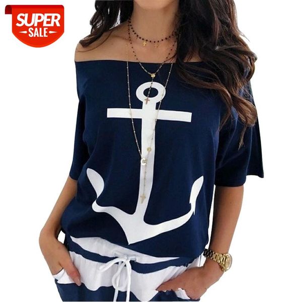 

5xl large size white off shoulder t shirt women slash neck half sleeve t-shirt loose casual lady autumn vogue streetwear #kq9x