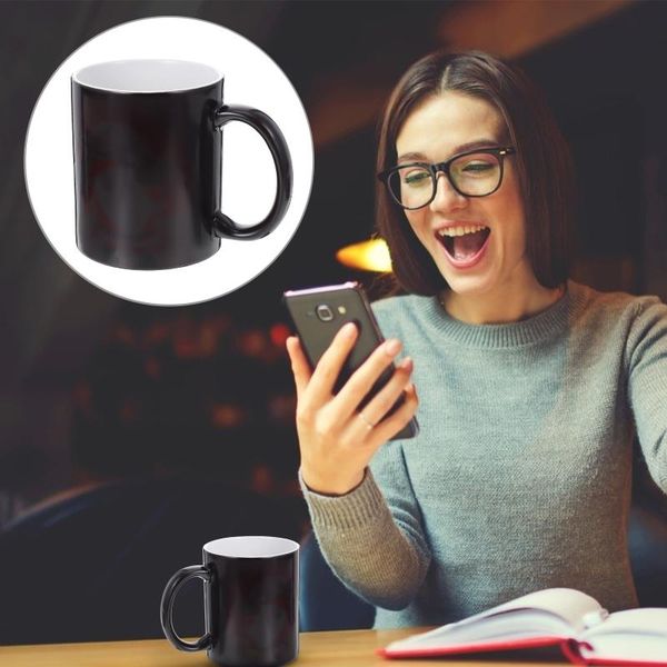 

mugs 1pc christmas coffee cup color changing mug ceramic (assorted color)