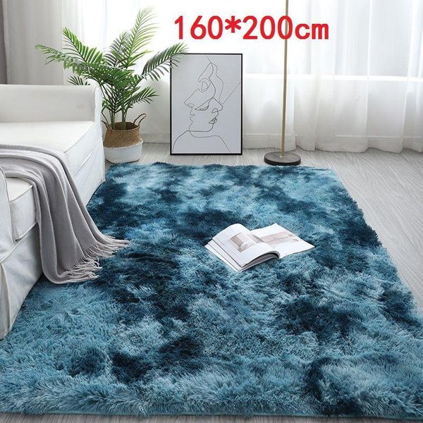 

carpets 160*200cm bedroom anti-slip large floor soft fluffy rug mat for living room