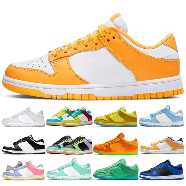 

laser orange low running shoes pn dust core pink black white unc brazil men's and women's casual skateboard trainers sneakers outd