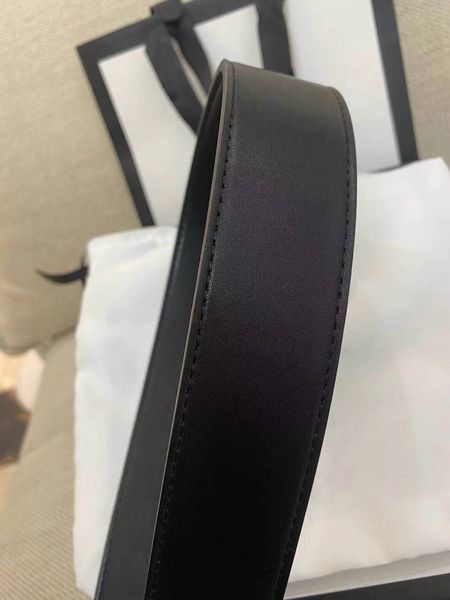 

2021 new men's and women's leather belt. 3.5cm wide belt. size:95cm-125cm choose .fine packing box rfxdyjsxj, Black;brown