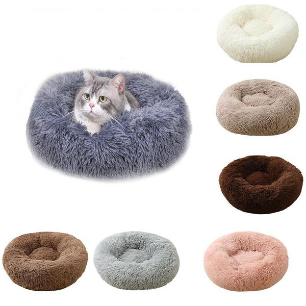 

cat beds & furniture bed house bedding seat washable mats dog warm comfortable round 60/80/100cm